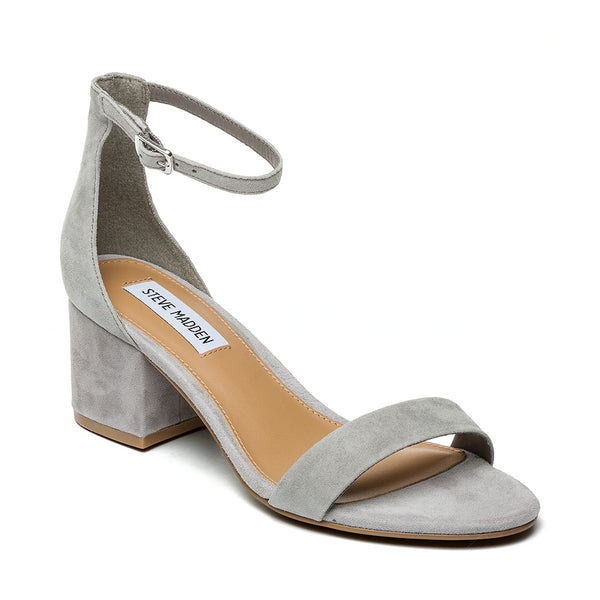 grey suede sandal