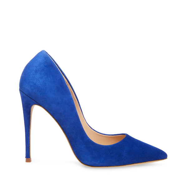 steve madden blue suede pumps