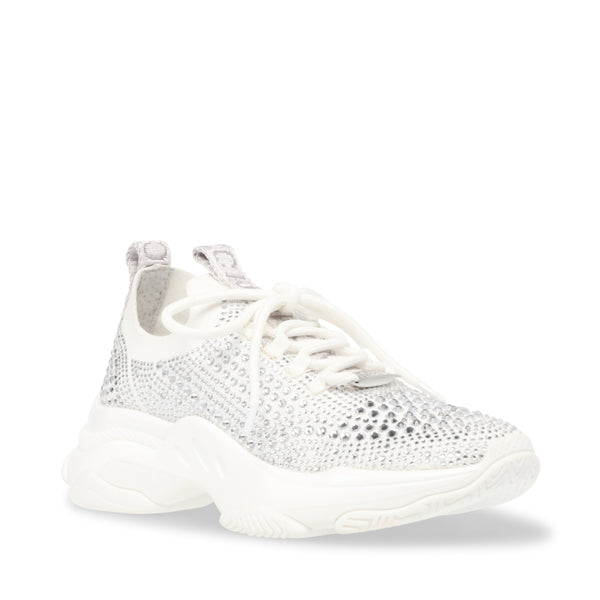 all white steve madden sneakers