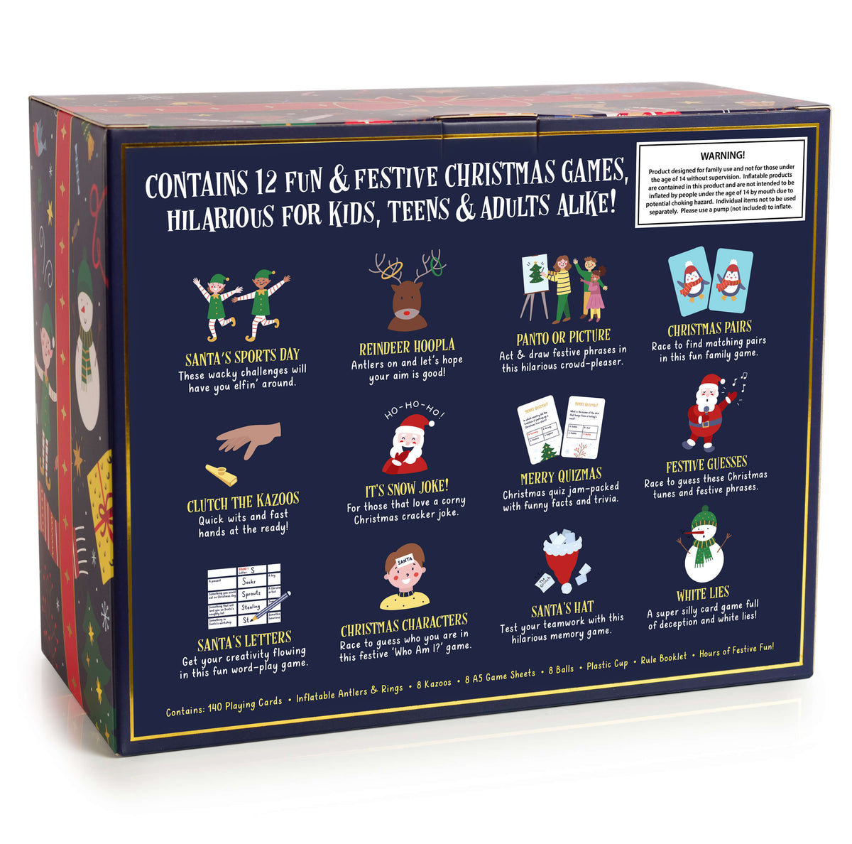 12 Games of Christmas 12 Hilarious Festive Games Gutter Games Ltd