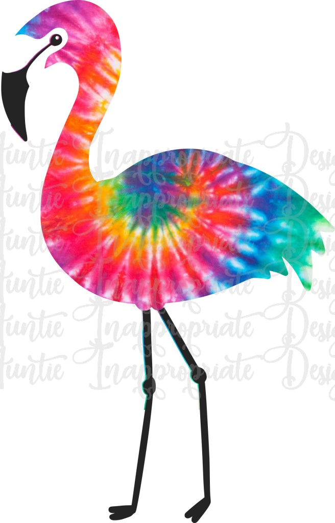 Flamingo Tye Dye Sublimation file, PNG Printable Sublimation, Shirt de