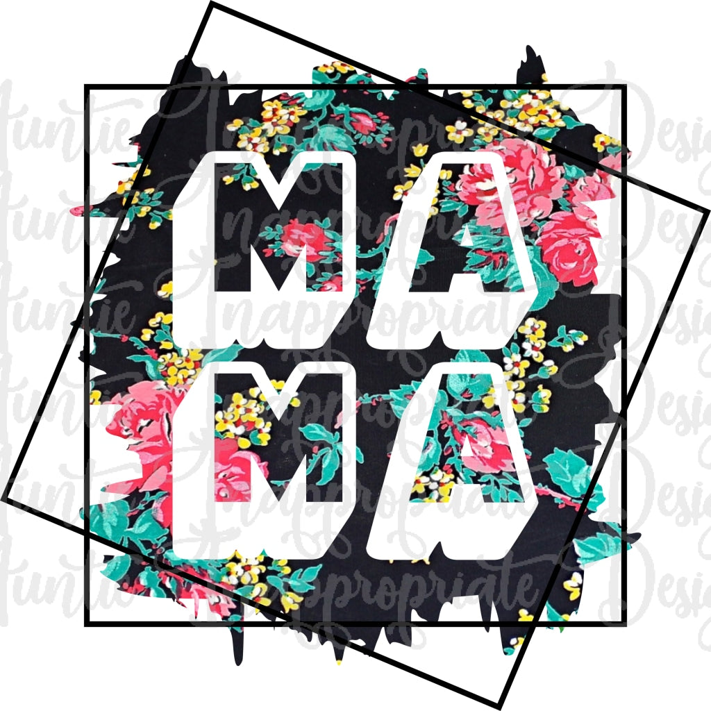 Mama Floral Sublimation file, PNG Printable Sublimation ...