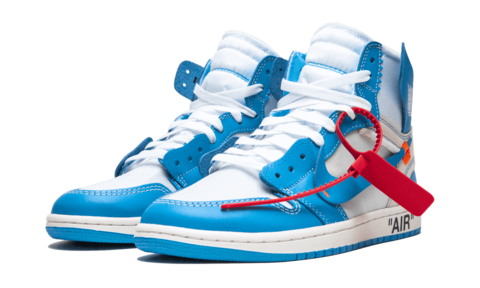 nike jordan x off white blue