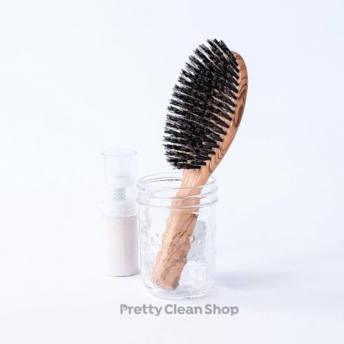 Hairbrush Olivewood Oval by Redecker. – Prettycleanshop