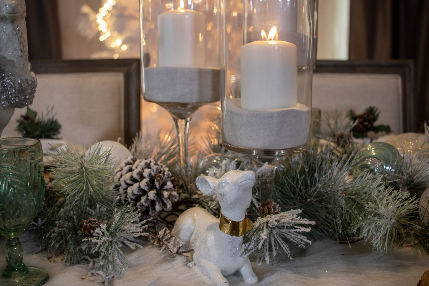 Winter Snowfall Tablescape Set Series 500.W