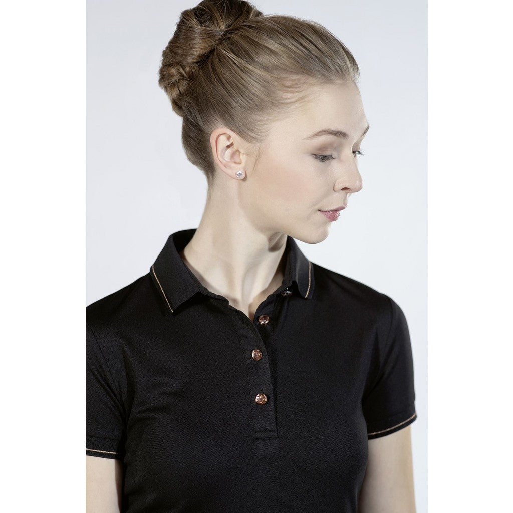 rose gold polo shirt