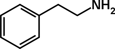 Figure 7 : la Phényléthylamine (PEA), molécule active de l'AFA