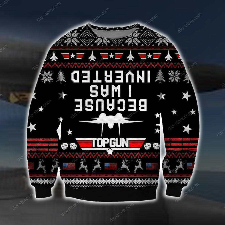 Because I Was Inverted 3d Print Ugly Christmas Sweater1