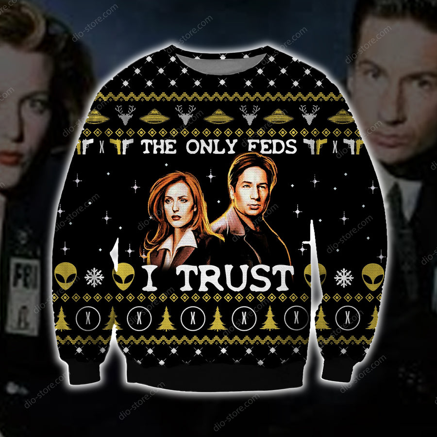 The X Files 3d All Over Printed Ugly Christmas sweater1