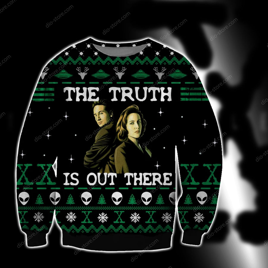 The Truth Is Out There 3d All Over Printed Ugly Christmas sweater1