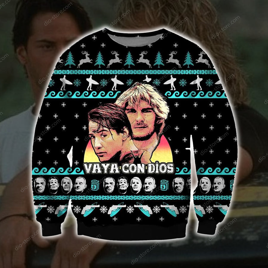 Point Break 3d Print Ugly Christmas Sweater1