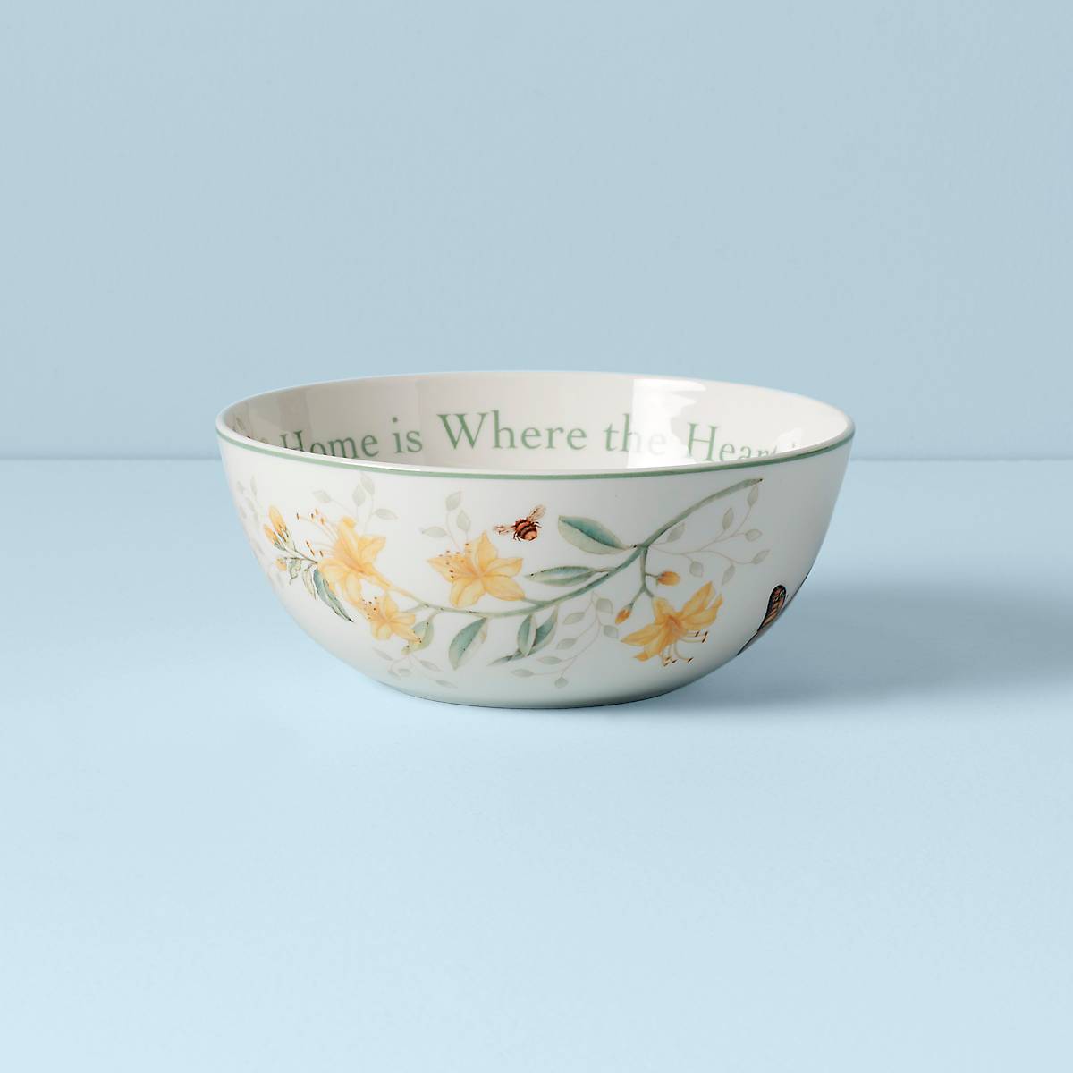 Lenox Butterfly Meadow Home Is Where The Heart Is Serving Bowl
