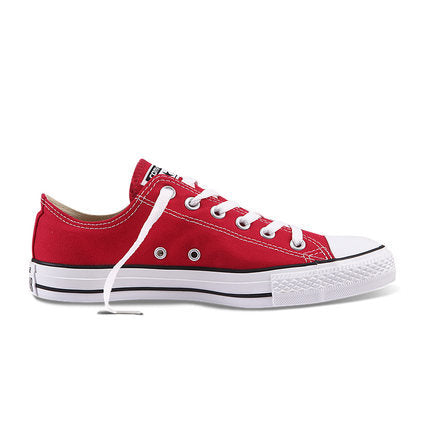 womens red converse low tops