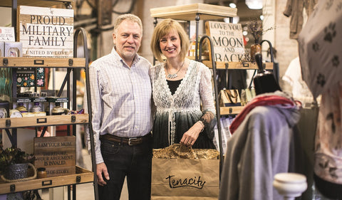 Eric and Genise Horsley at Tenacity Boutique opening