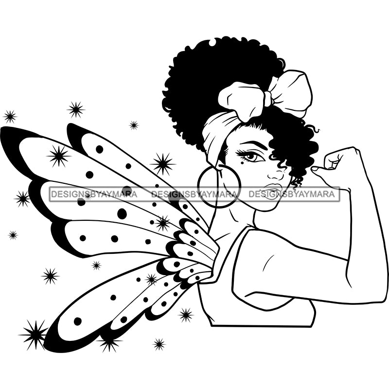 sassy black woman clipart