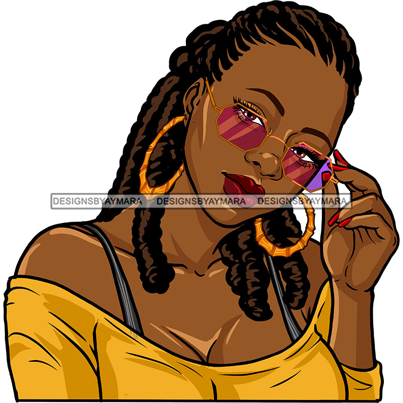 sassy black woman clipart