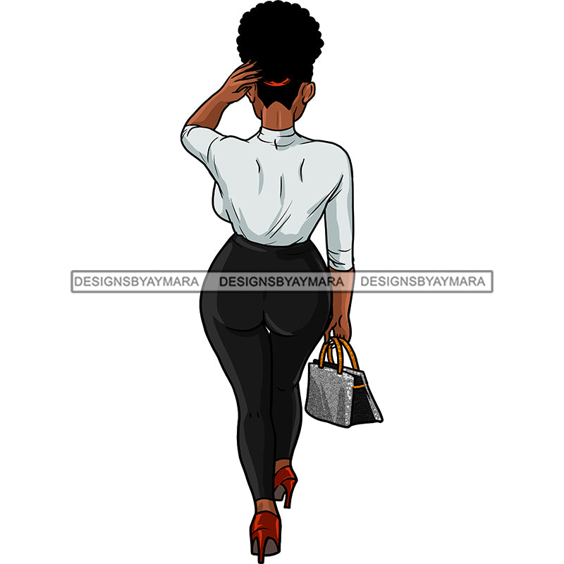 sassy black woman clipart