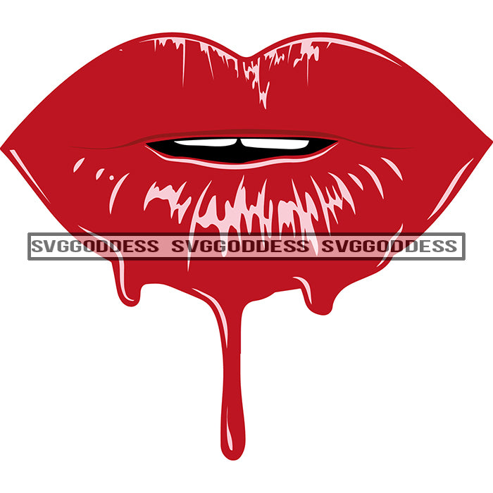 cut lips image clipart