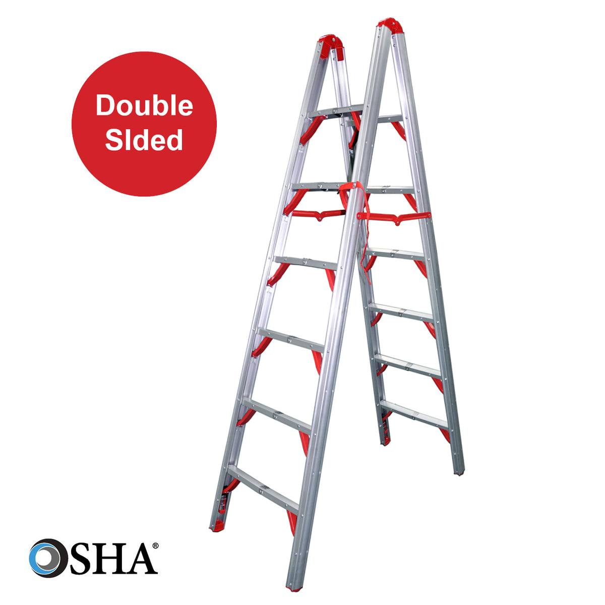Double sided folding step ladder (STIK) Telesteps Ladders