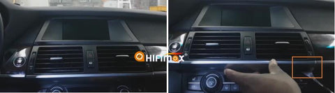 remove the vents for the bmw x5 x6 