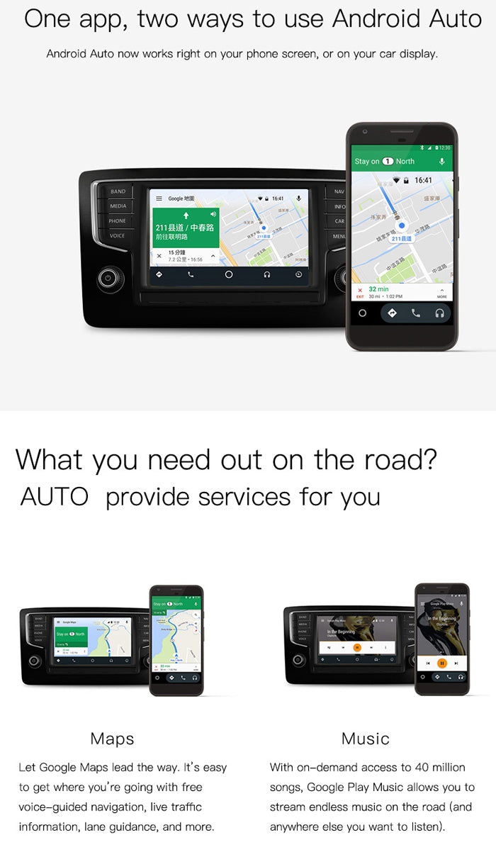 support android auto