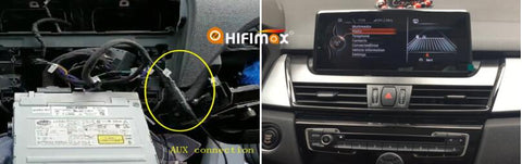 connect the aux cable and then recover the dashboard