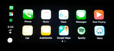 apple carplay interface -support multi-apps like google map,waze, and spotify