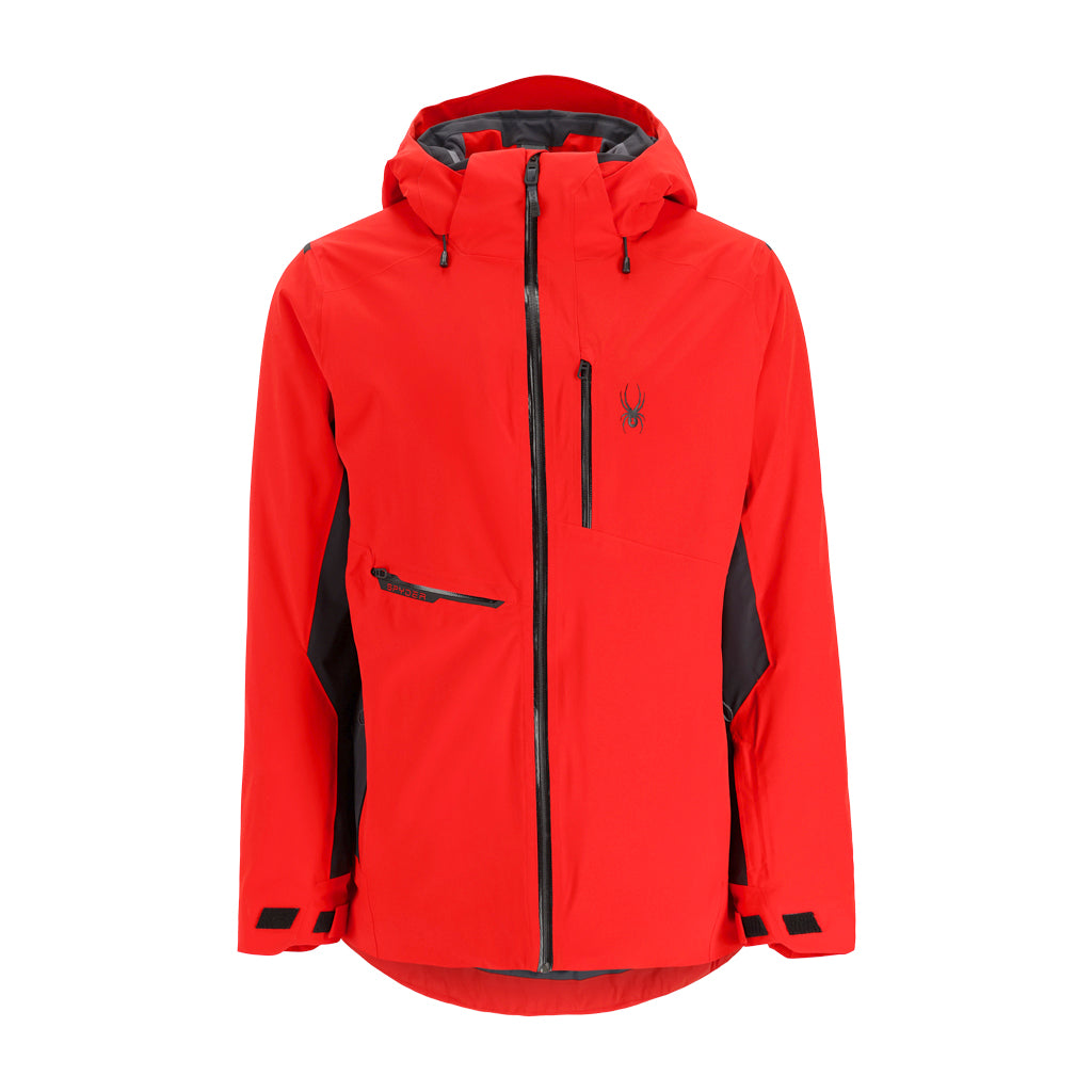 Savant Kreet Honderd jaar Avid Insulated Ski Jacket - Volcano Black (Red) - Mens | Spyder