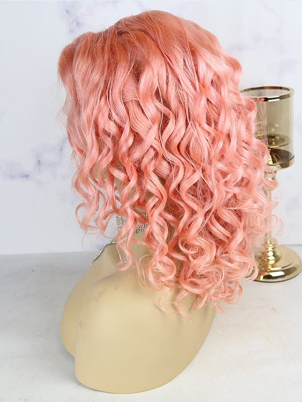 peach colored wig