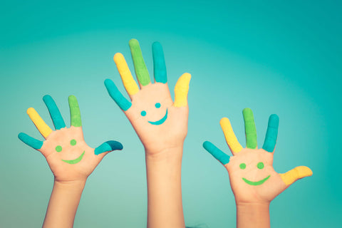 Smiley Finger Hands