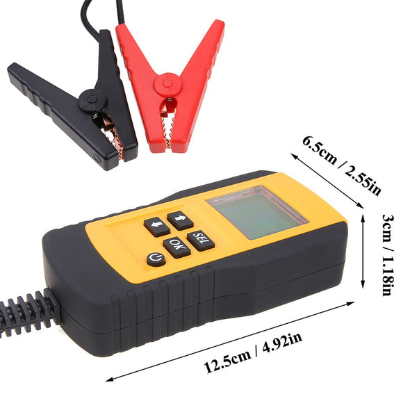 Digital Car Battery Auto System Analyzer AE300 12V LCD Automotive Vehicle Battery Voltage ohm Tester