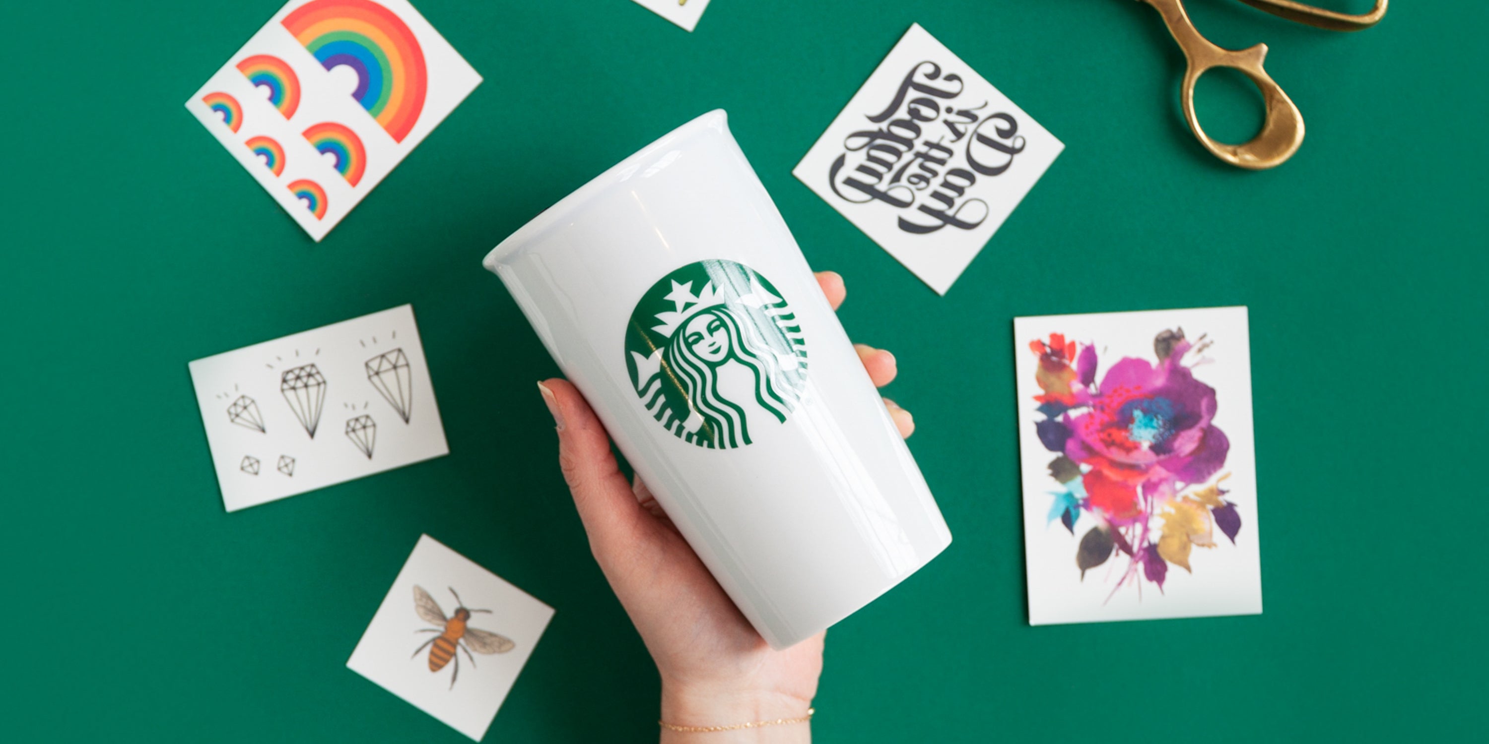 Starbucks Tattly DIY 