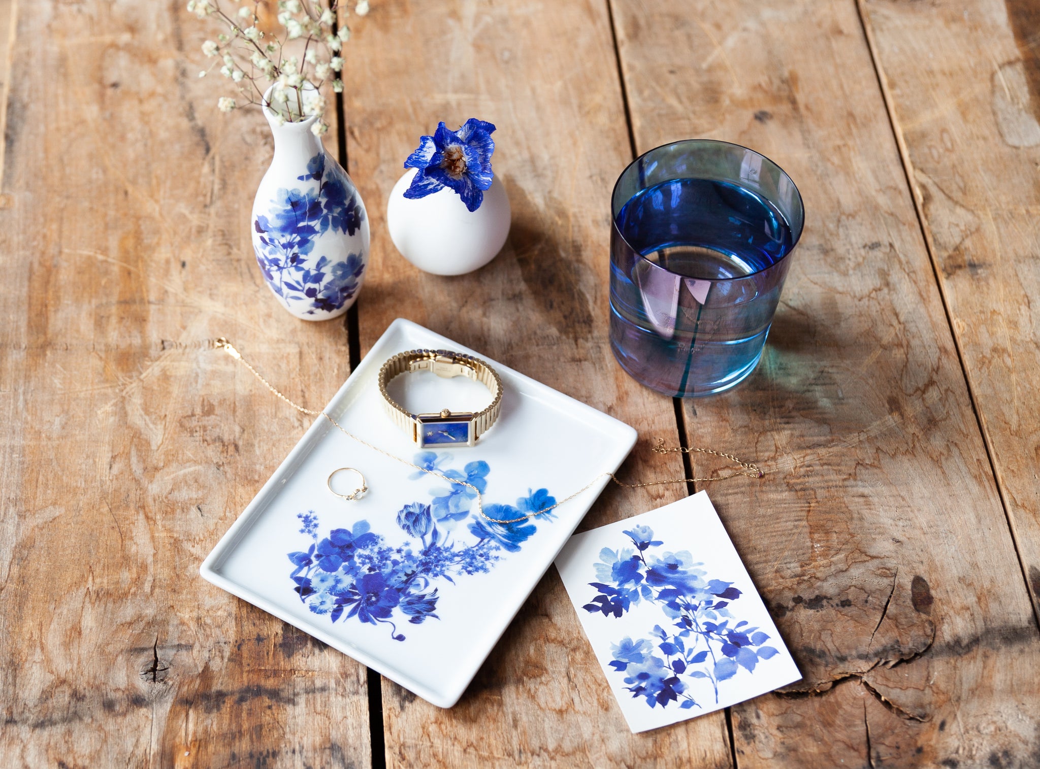 Helen Dealtry Blue Florals DIY