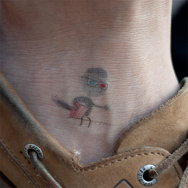 Tattly™ Designy Temporary Tattoos — 3d Boy By Oliver Jeffers From 8862