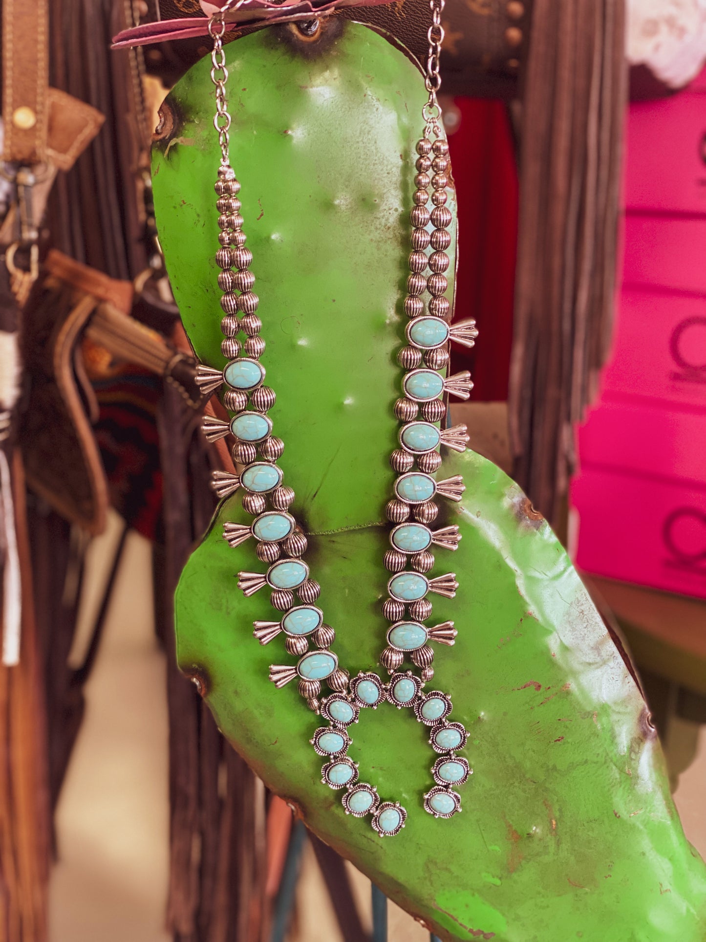 George Squash Blossom Necklace