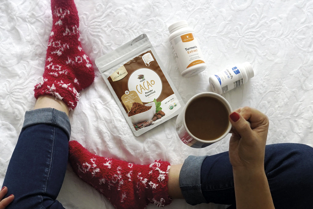 Hot Chocolaty Cacao with Almond Milk