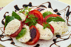 Caprese with Mandarano Balsamic Glaze & Sauce