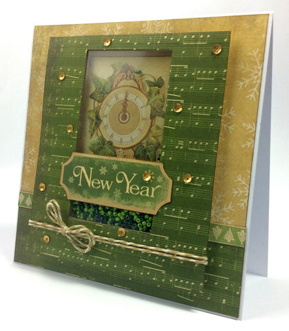 Christmas Night Shaker Card - Scrapmir