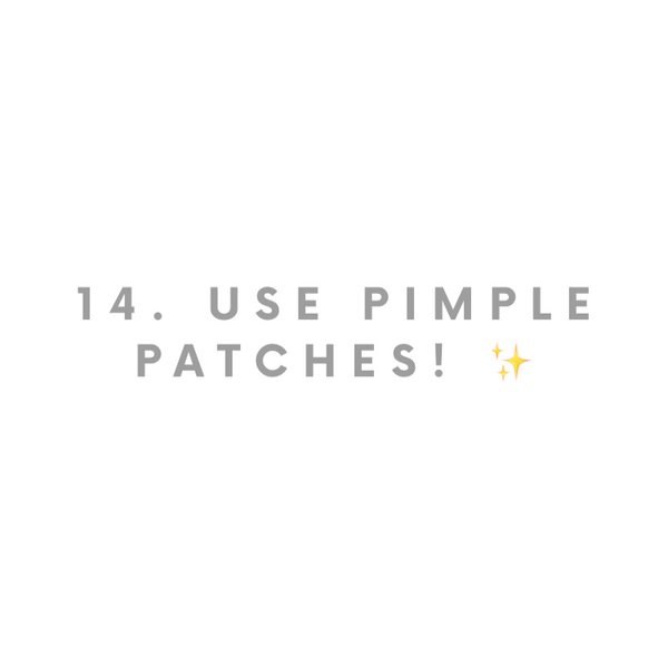 Pimple patches
