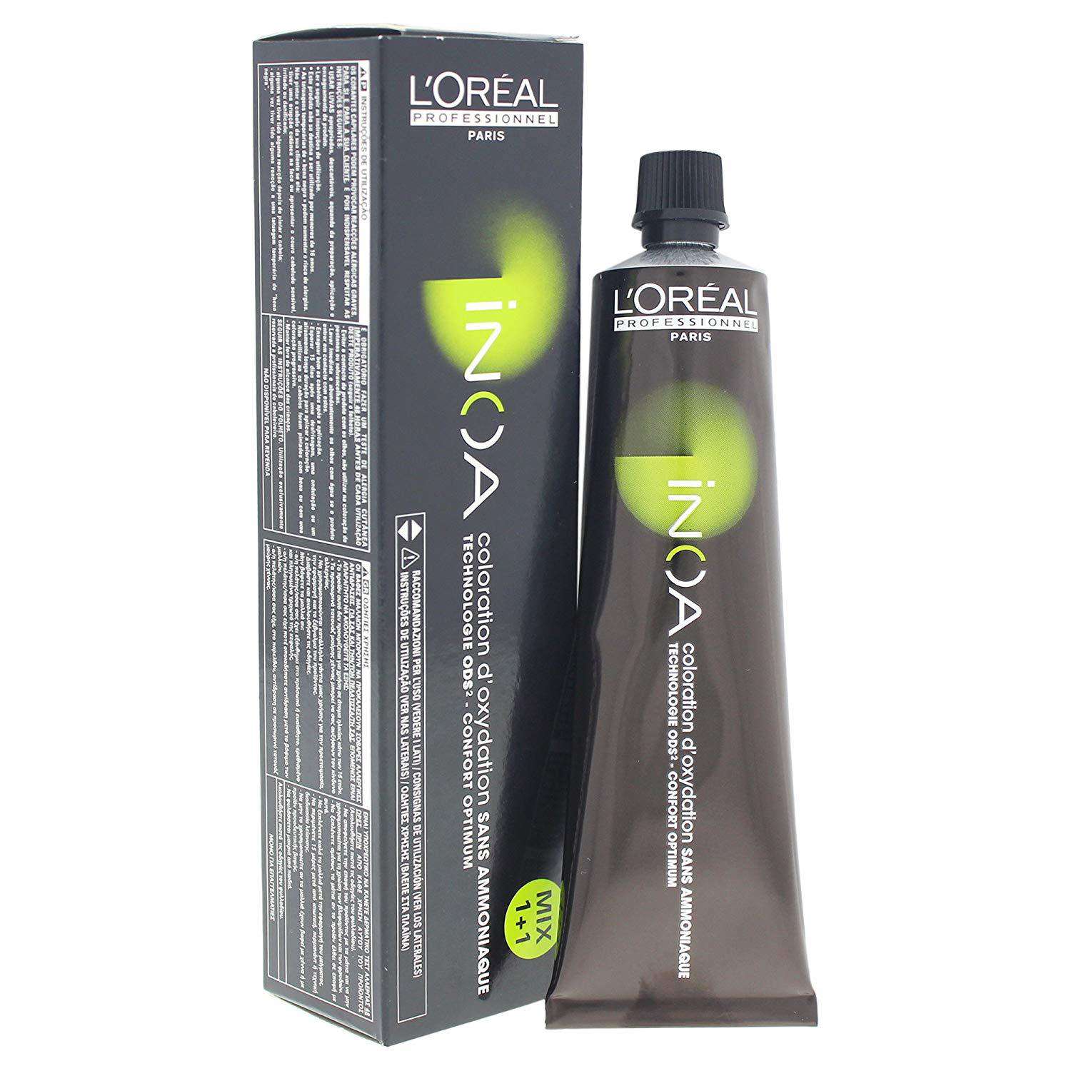 L'Oreal Professional INOA, No. 5.0 Light Brown Deep Cover, 2.1 Ounce L'Oreal Professional INOA, No. 5.0 Light Brown Deep Cover, 2.1 Ounce