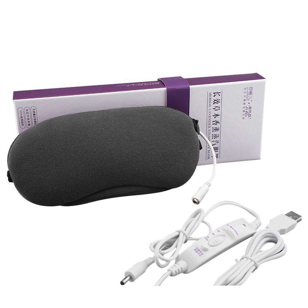 Electric Hot Compress Eye Mask USB Rechargeable Steam Eye Massager Aromatherapy Type Sleep Heating Eye Care Protector Electric Hot Compress Eye Mask USB Rechargeable Steam Eye Massager Aromatherapy Type Sleep Heating Eye Care Protector
