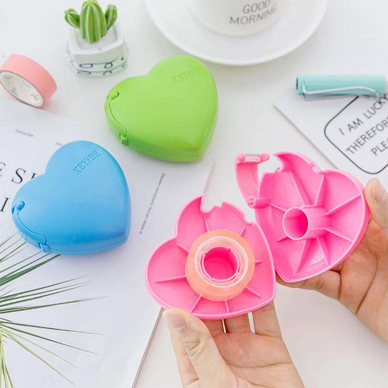 ortable Candy Color Love Adhesive Tape Holder ortable Candy Color Love Adhesive Tape Holder