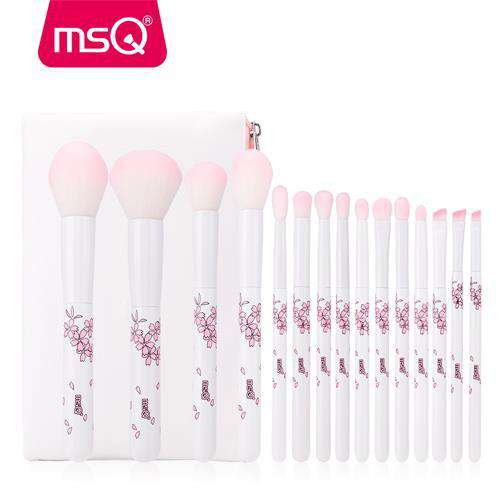 MSQ Pro 15pcs Makeup Brushes Foundation Eyeshadow Make Up Brush Set pincel maquiagem Soft Synthetic Hair Natural Wood Handle MSQ Pro 15pcs Makeup Brushes Foundation Eyeshadow Make Up Brush Set pincel maquiagem Soft Synthetic Hair Natural Wood Handle