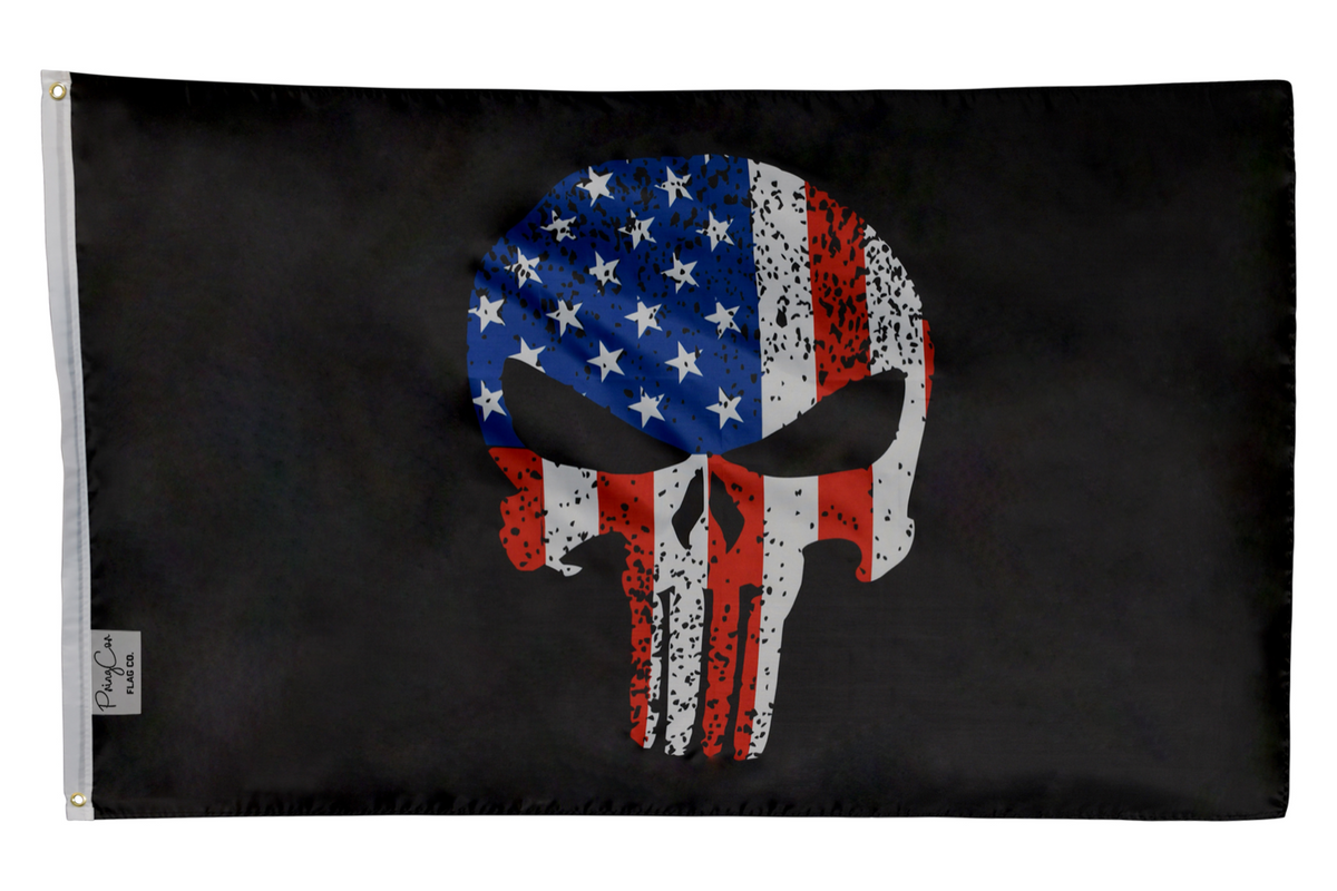 Punisher Skull Flag Banner 3x5ft Army Military Special Forces Garage FREE SHIPPI 