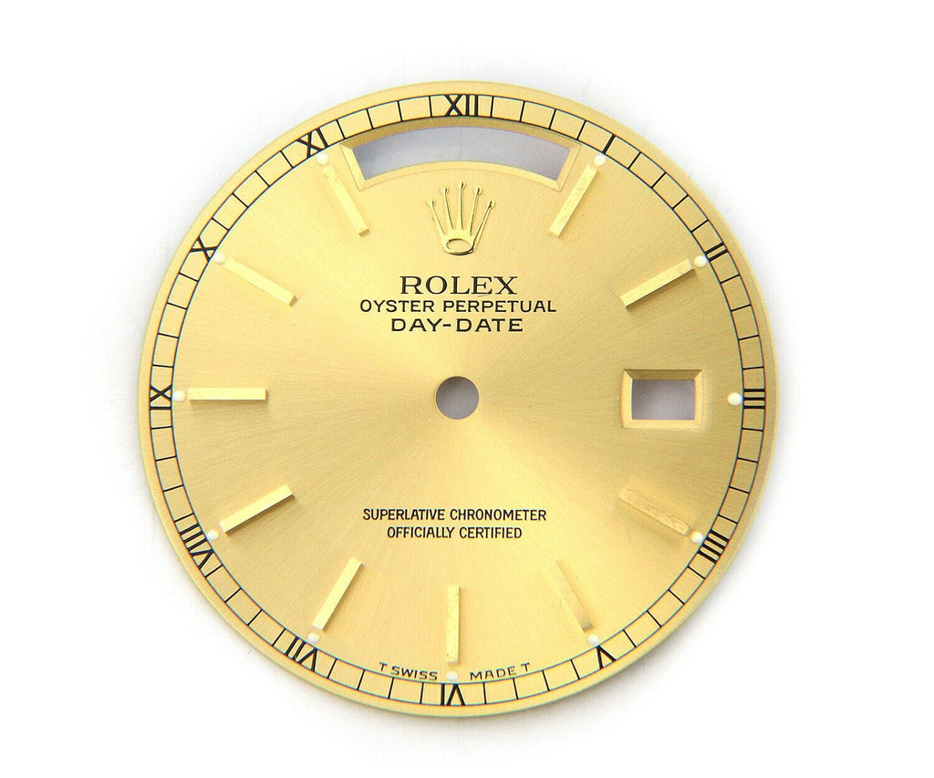 Day-Date Dial in 14K Yellow Gold, 28mm – & Jewelry