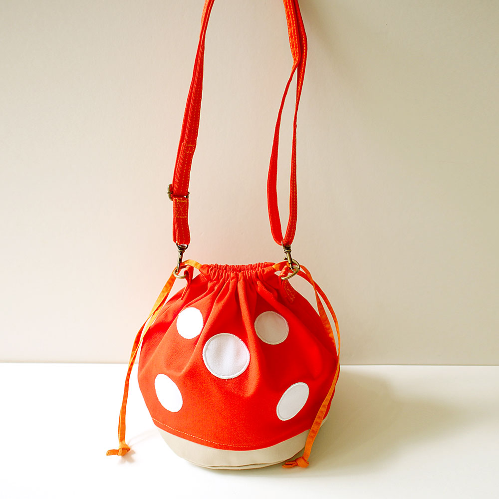 drawstring sling bag