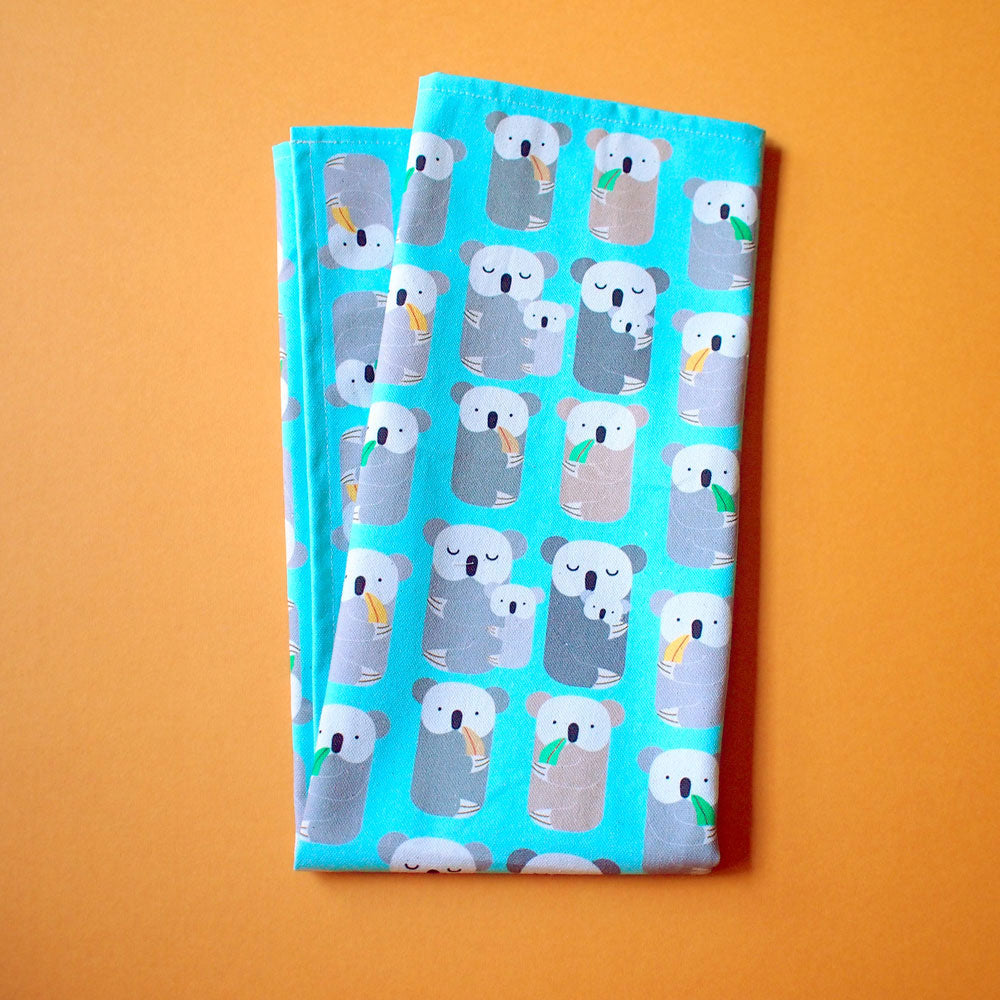 light blue tea towels