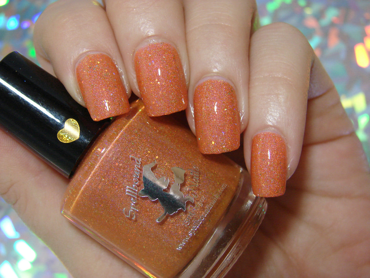 Nevada Orange Nail Glitter