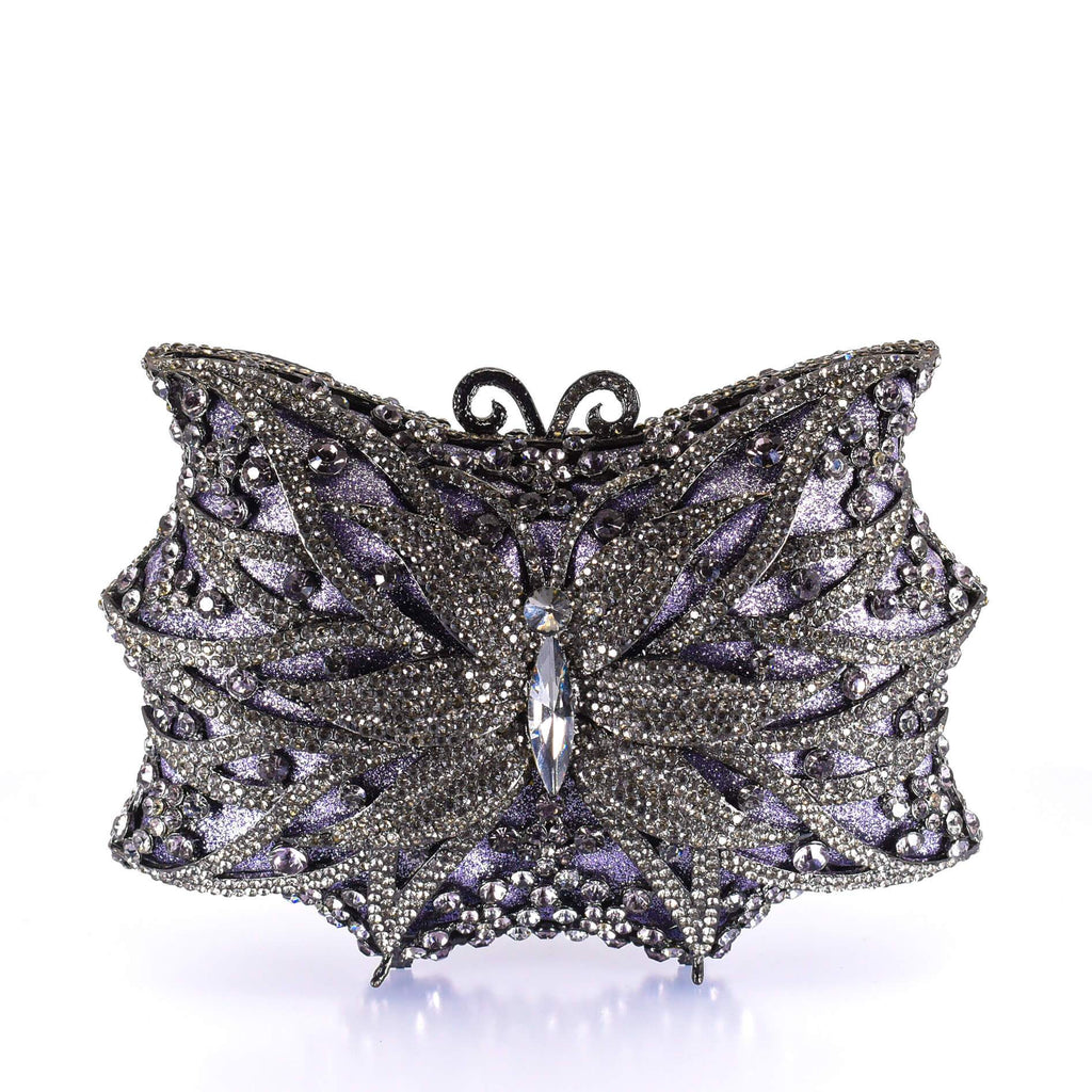 butterfly clutch purse