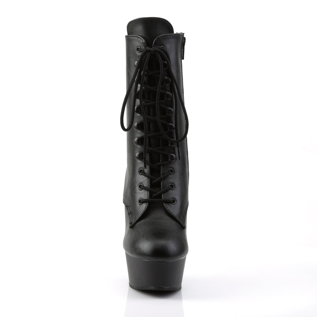 Delight 1020 Black Matte Ankle Boots